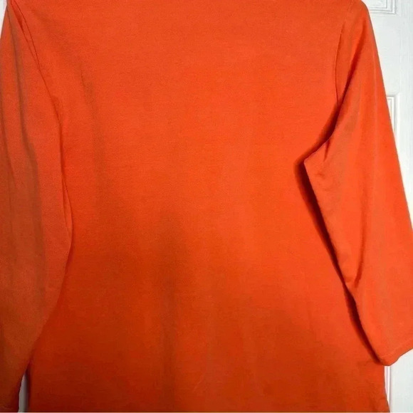 Weatherproof Vintage Shirt V-Neck Orange Size Large - Picture 13 of 16